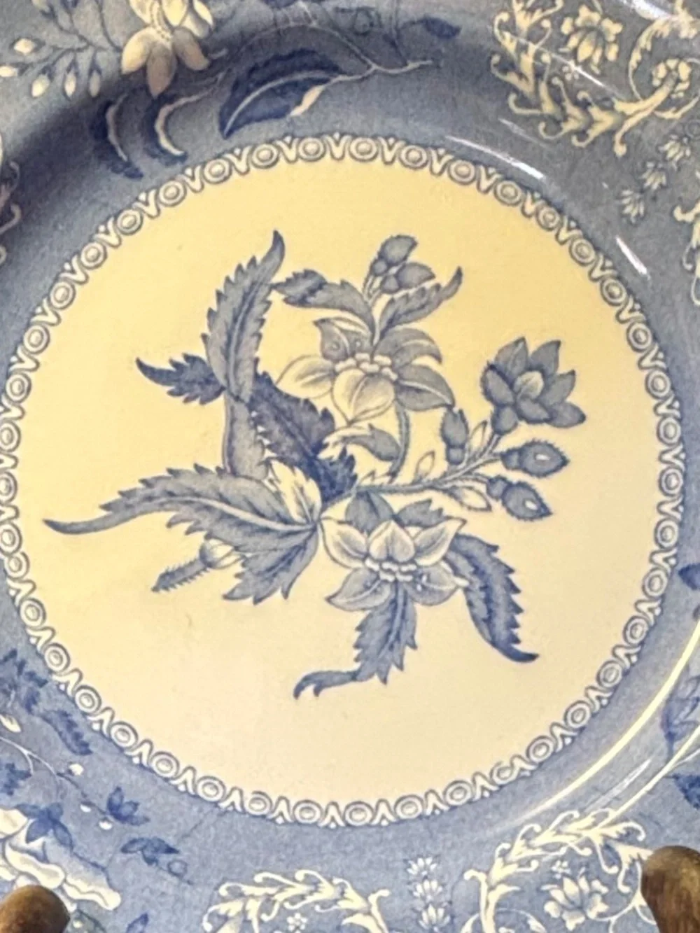 Spode Camilla Blue Scalloped Earthenware Plate 7 1/2